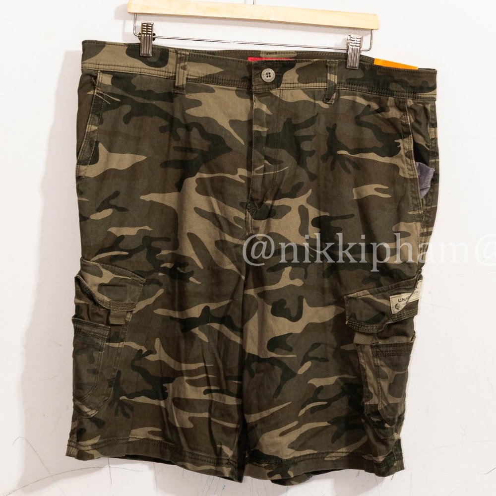 NWT ! Men Unionbay Cargo Shorts lightweight in  CAMO - Picture 3 of 5